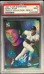 Derek Jeter [Row 2] Baseball Cards 1997 Flair Showcase Legacy Collection Prices