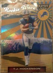 T.J. Hockenson Football Cards 2019 Panini Playoff Rookie Wave Prices