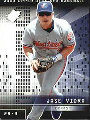 Jose Vidro #22 Baseball Cards 2004 Spx Prices
