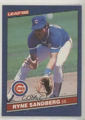 Ryne Sandberg #62 Baseball Cards 1986 Leaf Prices