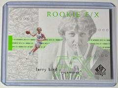 Larry Bird [2001 SP Rookie FX] Basketball Cards 2013 SP Authentic Prices