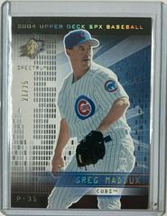 Greg Maddux Baseball Cards 2004 Spx Prices