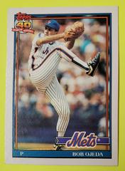 Bob Ojeda #601 Baseball Cards 1991 Topps Tiffany Prices