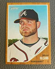 Brian McCann #443 Baseball Cards 2011 Topps Heritage Prices