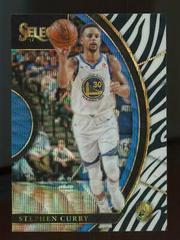 Stephen Curry [Zebra Prizm] Basketball Cards 2017 Panini Select Prices