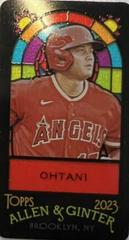 Shohei Ohtani [Mini Stained Glass] Baseball Cards 2023 Topps Allen & Ginter Prices