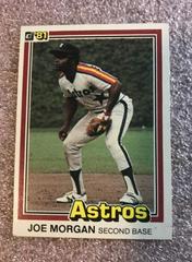 Joe Morgan #18 Baseball Cards 1981 Donruss Prices