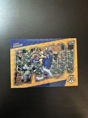 Corey Seager [Orange Fluorescent] #BG-9 Baseball Cards 2022 Panini Mosaic Bang Prices