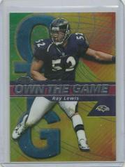 Ray Lewis Football Cards 2002 Topps Chrome Own the Game Prices