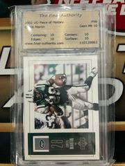 Curtis Martin Football Cards 2002 Upper Deck Piece of History Prices