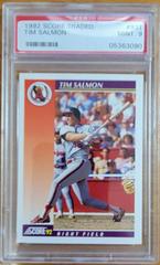 Tim Salmon #93T Baseball Cards 1992 Score Traded Prices