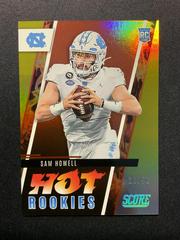 Sam Howell [Gold Zone] Football Cards 2022 Panini Score Hot Rookies Prices