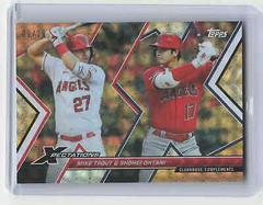 Mike Trout, Shohei Ohtani [Circuit Citrus] #57 Baseball Cards 2023 Topps Xpectations Prices