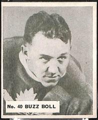 Buzz Boll #40 Hockey Cards 1937 V356 World Wide Gum Prices