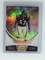 Ray Lewis Football Cards 2019 Panini Certified Gold Team Prices
