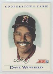 Dave Winfield Baseball Cards 1992 Score Factory Set Inserts Prices