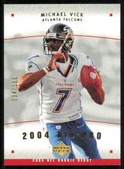 Michael Vick [Gold] #4 Football Cards 2005 Upper Deck Rookie Debut Prices