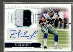 Zack Martin [Prime] Football Cards 2018 National Treasures Material Signatures Prices
