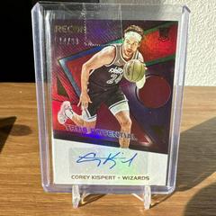 Corey Kispert [Red] Basketball Cards 2021 Panini Recon True Potential Signatures Prices