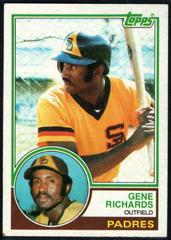 Gene Richards Baseball Cards 1983 Topps Prices