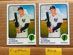 Aaron Judge [Flip Stock] #44 Baseball Cards 2022 Topps Heritage Prices