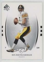 Ben Roethlisberger #6 Football Cards 2007 SP Authentic Prices