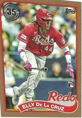 Elly De La Cruz [Gold] #89B-69 Baseball Cards 2024 Topps 1989 Prices