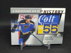 Colton Parayko #34 Hockey Cards 2021 SP Game Used Embroidered in History Prices