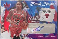 Ayo Dosunmu [Ruby] #BR-ADC Basketball Cards 2022 Panini Court Kings Brush Strokes Prices