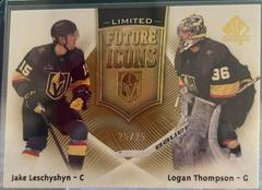 Jake Leschyshyn, Logan Thompson [Limited] Hockey Cards 2021 SP Authentic Future Icons Prices