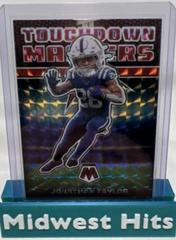 Jonathan Taylor [Red] #TD-11 Football Cards 2022 Panini Mosaic Touchdown Masters Prices