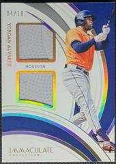 Yordan Alvarez [Gold] #61 Baseball Cards 2022 Panini Immaculate Prices