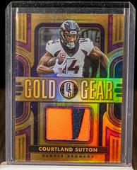 Courtland Sutton [Rose Gold] #GG-CS Football Cards 2023 Panini Gold Standard Gear Prices