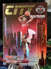 Amen Thompson [Holo] #28 Basketball Cards 2023 Panini Hoops City Edition Prices