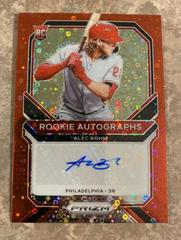 Alec Bohm [Red Donut Circles Prizm] Baseball Cards 2021 Panini Prizm Rookie Autographs Prices