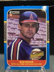 Bob Boone Baseball Cards 1987 Donruss Highlights Prices