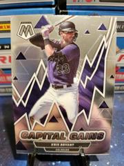 Kris Bryant #CG-3 Baseball Cards 2022 Panini Mosaic Capital Gains Prices