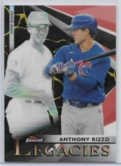 Anthony Rizzo, Ernie Banks [Kintsuskuroi Black Gold Refractor] #FL-AE Baseball Cards 2021 Topps Finest Legacies Prices