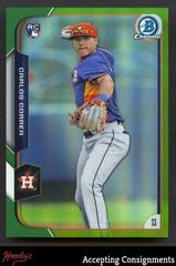 Carlos Correa [Green Refractor] Baseball Cards 2015 Bowman Chrome Prices