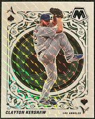 Clayton Kershaw [Green] #A-13 Baseball Cards 2022 Panini Mosaic Aces Prices