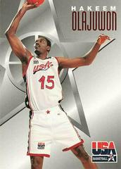 Hakeem Olajuwon #6 Basketball Cards 1996 Skybox USA Texaco Prices