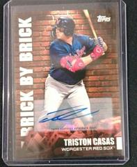 Triston Casas [Autograph] Baseball Cards 2022 Topps Pro Debut Brick by Brick Prices