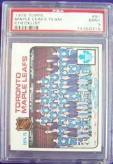 Maple Leafs Team [Checklist] Hockey Cards 1975 Topps Prices