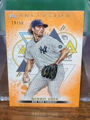 Gerrit Cole [Orange] Baseball Cards 2022 Topps Inception Prices