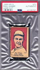 Paul Waner Baseball Cards 1928 W513 Hand Cut Prices