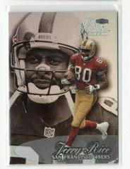 Jerry Rice #25 Football Cards 1999 Flair Showcase Prices