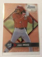 James Wood [Rose Gold] #ST-24 Baseball Cards 2023 Bowman Sterling Tek Prices