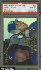 Derek Jeter [Row 1] Baseball Cards 1999 Flair Showcase Prices