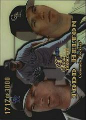 Todd Helton [Row 1] Baseball Cards 1999 Flair Showcase Prices