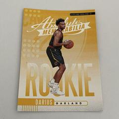 Darius Garland #21 Basketball Cards 2019 Panini Absolute Memorabilia Rookies Yellow Prices
